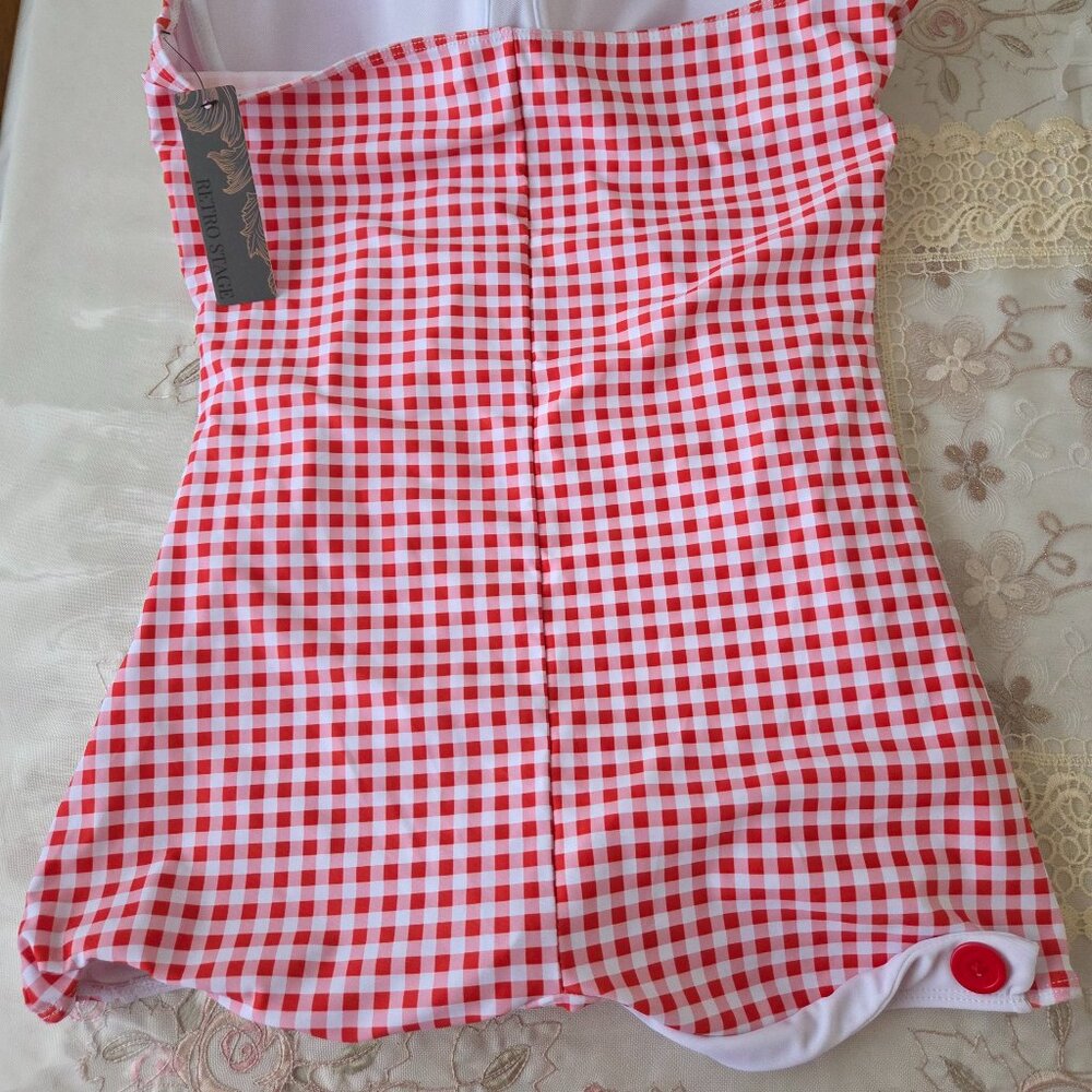 NWT Retro Stage Pin Up Bathing Suit - Picture 7 of 16